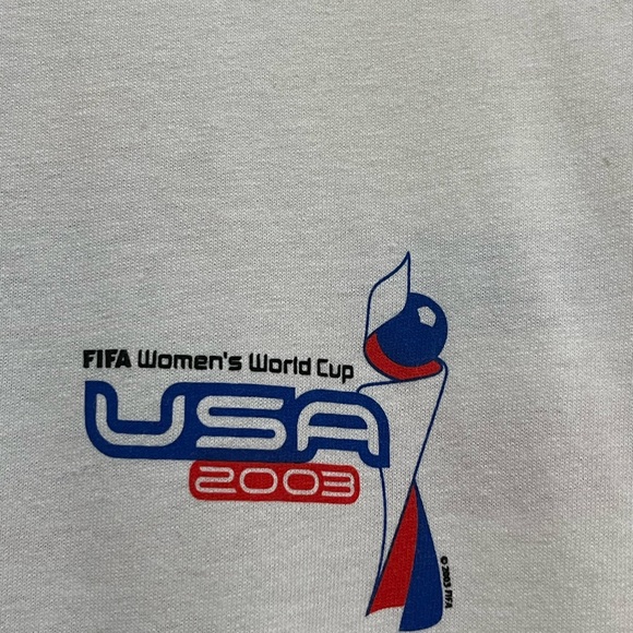 Vintage 2003 Anvil World Cup USA T Shirt - Picture 4 of 6